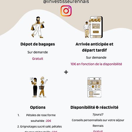 L'Eucalyptus - Rennes Et Roazhon Apartman Kültér fotó